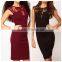 2015Sexy Women Lace dress Bodycon Mini Slim Sleeveless Backless Party Dress