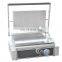Single plate case iron contact grill commercial sandwich griller