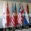 2016 Olympics colorful stand flags