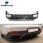 Carbon fiber Rear Bumper Car Diffuser for Porsche Panamera 970 GTS Turbo S 14-16
