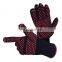 Extreme High Temperature Protceted Safety Kitchen Outdoor Silicone Printed Heat Resistant BBQ Gloves