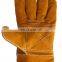 Hot Selling Cowhide Split Leather Working Gloves Industrial Safety Double Palm Work Gloves