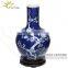 Chinese Antique Qing Kangxi Reproduction Hand Painted Plum Ceramic Porcelain Flower Vases