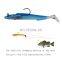 15cm Swimbait Artificial Bait Carp Pesca Lead Jig Head Eel lure Soft Fishing Lure