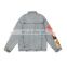 Spring And Autumn 2021 New Men's Plus-size Jackets For Fall Custom Print Denim Jacket