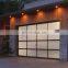 aluminum golf  car garage door car parking clear glass sectional door