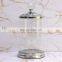 Glass Jar Silver Decor Acrylic Cookie Candy Weed Wholesale Mason Luxury Crystal Storage Bottles Jar Glass Containers With Lid