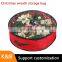 K&B durable christmas wreath storage bag red round christmas wreath storage bag with handle