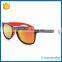 high quality two tone frame sunglasses with coacting lens