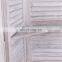4 Panel Room Dividers and Folding Privacy Screens with Shelves