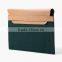 Bicolor suede envelope clutch bags textured new design with leather trim clutch with front lapel.