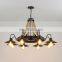 Industrial Nature Retro Style Rope Chandelier Home Decorative Kitchen Restaurant Hemp Chandelier