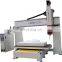 Table Moving Type 5 axis cnc router for wood foam stone mould sculpture statue