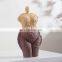 Modern Luxury Gradient Ramp Plating Plump Woman Body Ceramic Home Accessories Decoration