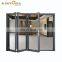 JYD Entrance multi concertina fold door for patio