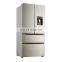 558L CB Approval Water Dispenser Optional French Door No Frost Steel Fridge