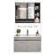 Simple Luxury Wood Bathroom Vanity Cabinet Set Unit with Towel Mirror Cabinet Home Decor Single Sink Wall Mounted