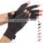 High Quality  Polyester Cotton Work Hand Heated Sports Gym Fingerless Anti Arthritis Compression Gloves
