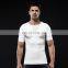 Men Oversized Gym Sports T Shirts Custom Logo Quick Dry Crewneck Running Fitness Tops
