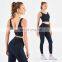 Wholesale Yoga Sets High Impact Gym Woman Leggings Sets V Back Sport Fitness