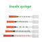 Insulin safety syringe / insulin syringe / disposable syringe / insulin needle / diabetes mellitus