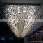 Modern Villa Dining Room Luxury Ceiling Art Glass Ball Led Chandelier Pendant Light