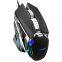 Novo design do mouse para jogos de computador FV-507, com fio, com DPI ajustável, anti-derrapante, de alta qualidade e mouse mecanico programável para jogadores