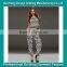 2015 Show thin printed chiffon jumpsuits summer clothes pants female leisure trousers OEM service
