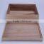 Raw Wood Jewelry Box Wooden gift storage Box With lid