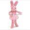 Cute Plush Standing Colorful Bunny with Skirt /Soft Lovely bunny 23cm Tall/Stuffed Customized Toy Rabbit with Bowknot
