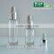 Personal care cosmetic PETG dropper bottle new design PETG bottle with dropper