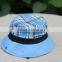 hot sale checked children's hat/bucket hat