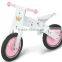2015 purple and black color wood bike kids, ride on bike toy with factory price