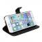 PU leather card design mobile phone stand cover/cellphone bag for iphone 6 case