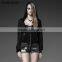 PY-056 Punk Rave Women Athletic Cardigan With Rivets and Pockets