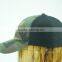 camoflage pattern sport 6 panel mesh cap with embroidery logo