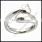 Custom wholesale adjustable silver ring