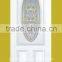 JINXUN Steel Entry Door 36"80" 3/4 Oval Model HEDAS