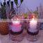 flower floating candle for home decoration