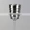 Tall Crystal Glass Candle Holders for Home Decoration