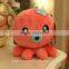 Cute stuffed animal toy various color octopus plush toy