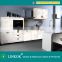 New product high glossy white kitchen cabinets with black bench top