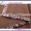 hotel blanket, camel blanket, acrylic blanket for hotels, queen-230*230cm