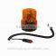 dc 12V 24V Amber Magnet Rotating Light Vehicle Yellow Warning Light