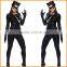 Pole dancing leather leotard girl dress uniform temptation cat cat club COSPLAY DS female costume