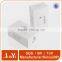 factory design white rigid box with die cut paper insert