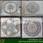 slate stone medallion type mosaic tile