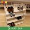 New design 4 Tiers detachable wood shoe shelf boots rack for high-heeled shoes