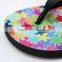 wholesale new model custom made indoor flip-flops with painting