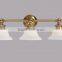 2015 New 3 Light Wall Sconce Lamp With White Glass Lamp Shade